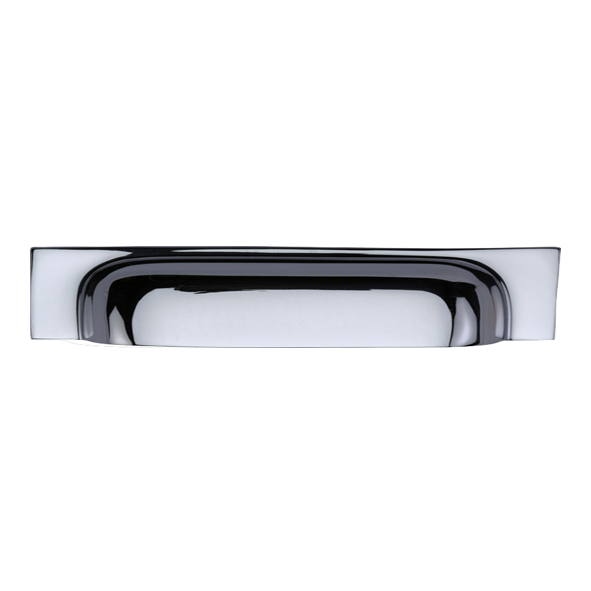 C2766 152-PC • 152/178 c/c x 221x42x22mm • Polished Chrome • Heritage Brass Concealed Fix Square Plate Contemporary Cup Handle